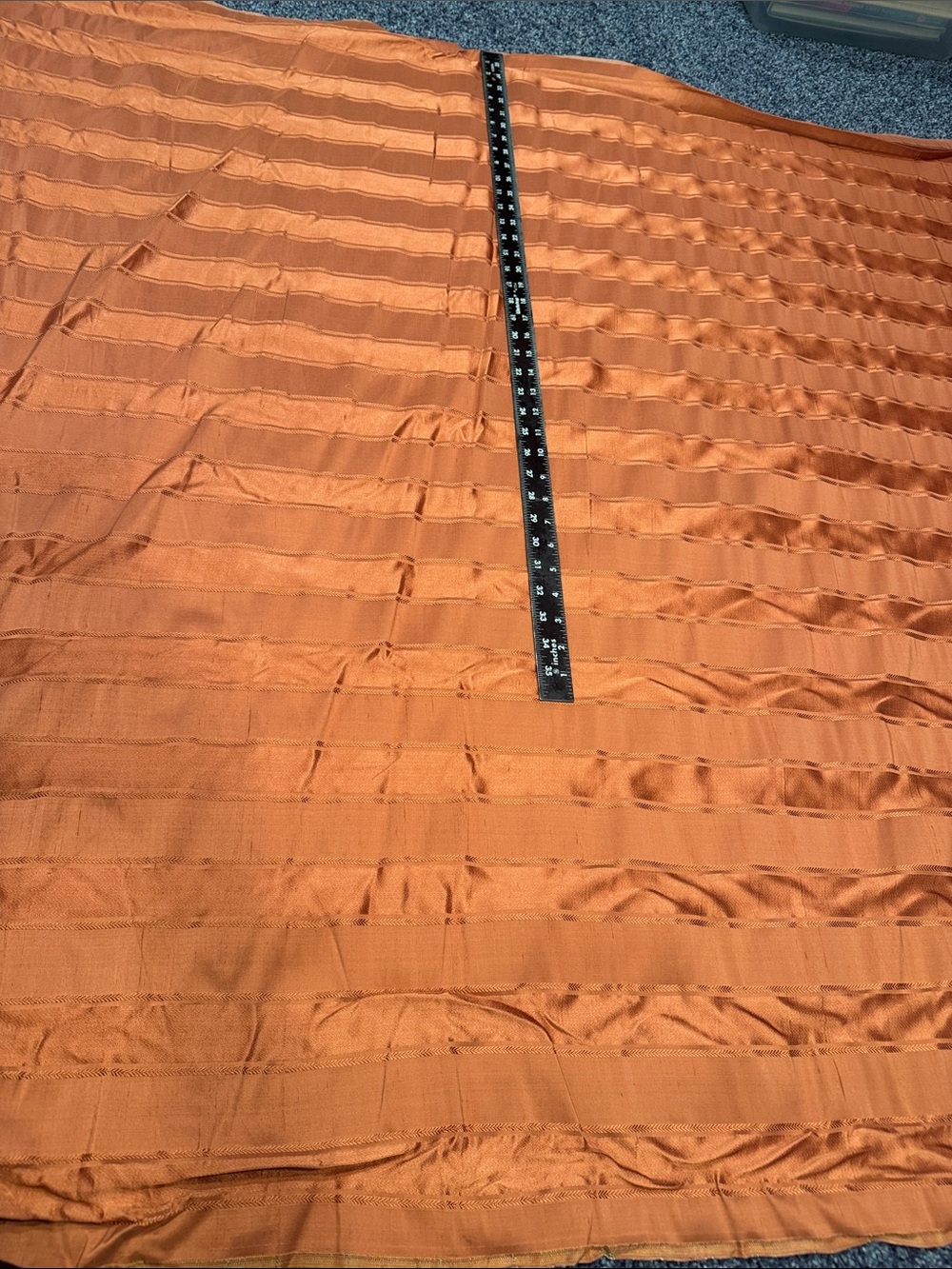 Rust Textured fabric. 46”x 5 yards - Picture 2 of 4